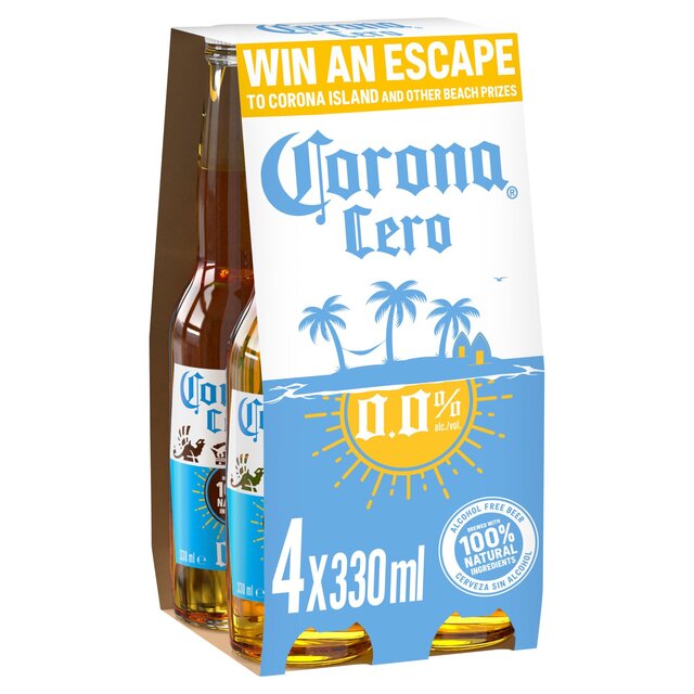 Corona Cero Alcohol-Free Lager Beer Bottles thumbnail 2