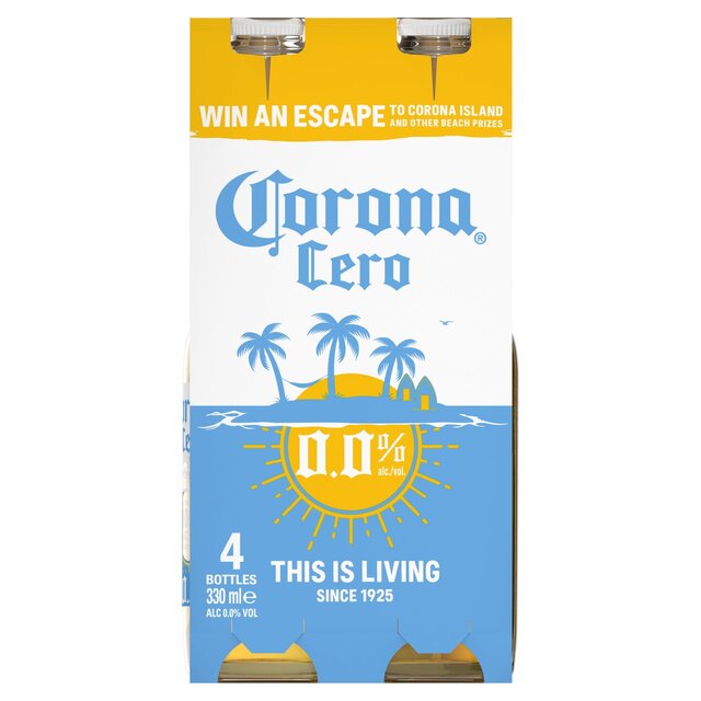 Corona Cero Alcohol-Free Lager Beer Bottles thumbnail 3