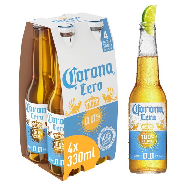 Corona Cero Alcohol-Free Lager Beer Bottles thumbnail 4