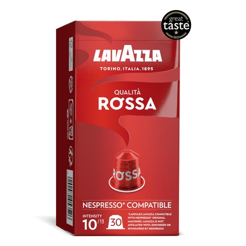 Lavazza Qualita Rossa Aluminium Nespresso Compatible Capsules