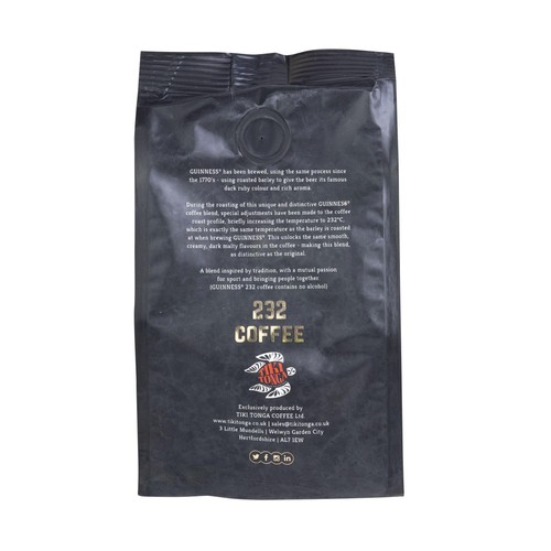 Tiki Tonga Guinness 232 Whole Coffee Beans thumbnail 3