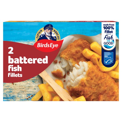 Birds Eye 2 MSC Battered Fish Fillets