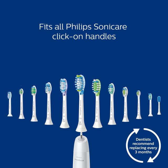 Philips Sonicare W2 Optimal White Toothbrush Heads, White 8 Pack thumbnail 3
