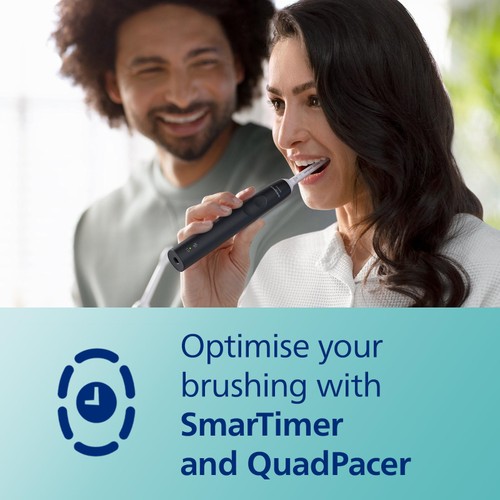 Philips Sonicare Series 3100 Rose & Black Electric Toothbrush Duo Pack thumbnail 7