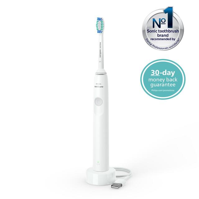 Philips Sonicare Series 1100 Electric Toothbrush in White Grey thumbnail 2