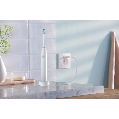 Philips Sonicare Series 1100 White Mint Electric Toothbrush Sensitive thumbnail 5