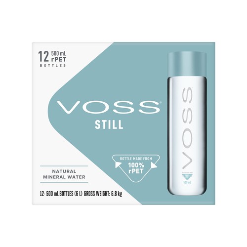  VOSS Still Artesian Water rPET Bottle thumbnail 2