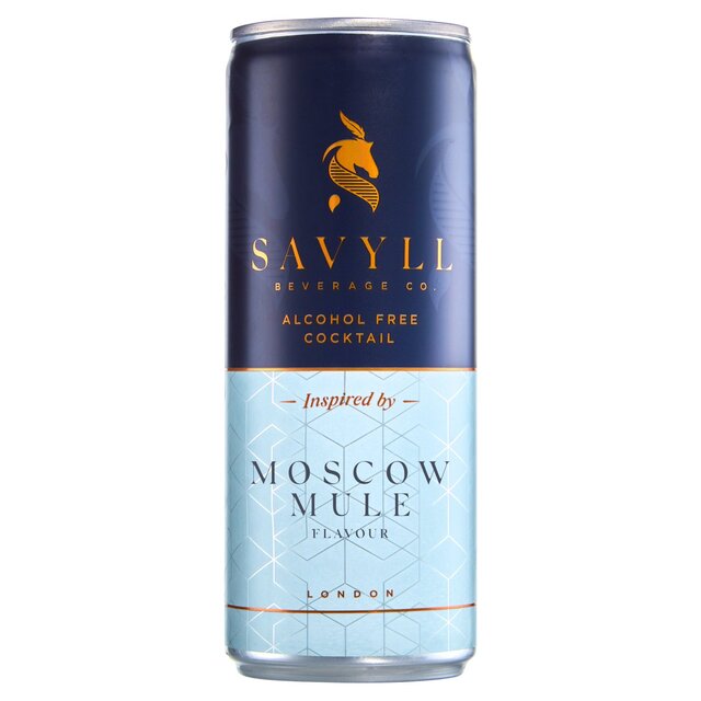 Savyll Alcohol Free Cocktail Ginger Moscow Mule Flavour