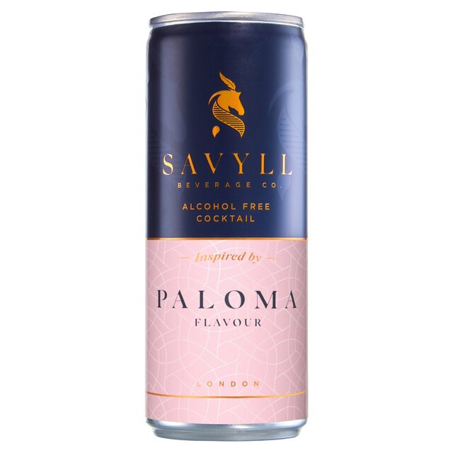 Savyll Alcohol Free Cocktail Grapefruit Paloma Tequila Flavour