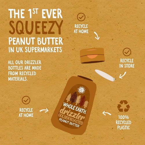 Whole Earth Drizzler Golden Roasted Peanut Butter thumbnail 4