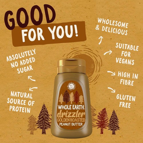 Whole Earth Drizzler Golden Roasted Peanut Butter thumbnail 5