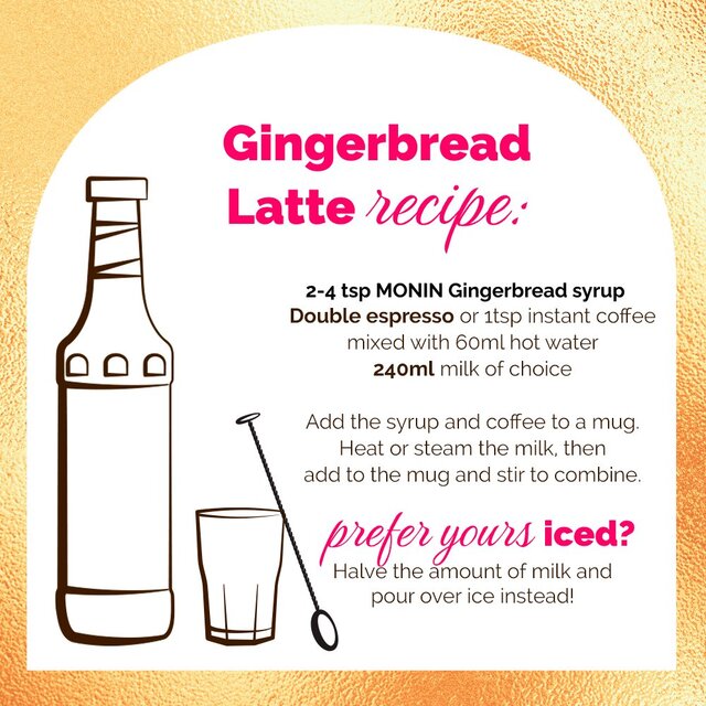 Monin Gingerbread Syrup thumbnail 6
