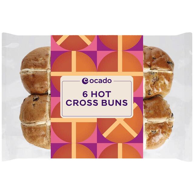 Ocado Hot Cross Buns