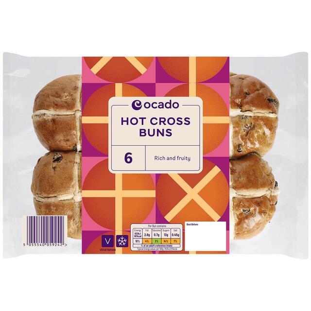 Ocado Hot Cross Buns thumbnail 2