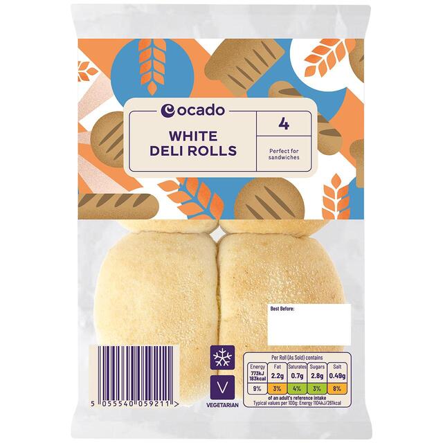 Ocado White Deli Rolls thumbnail 2