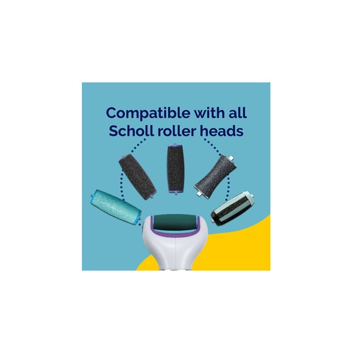 Scholl Two in One Electronic Foot File Purple thumbnail 6