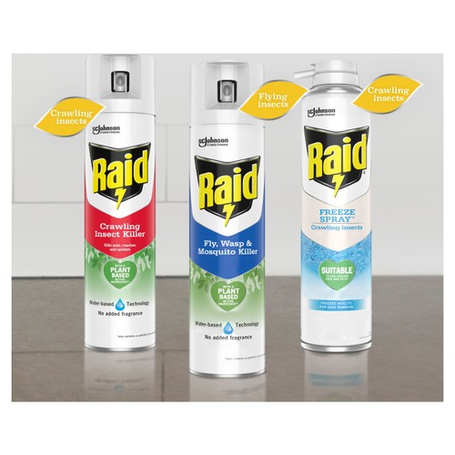 Raid Plant Based Crawling Insect Killer Aerosol Spray thumbnail 9