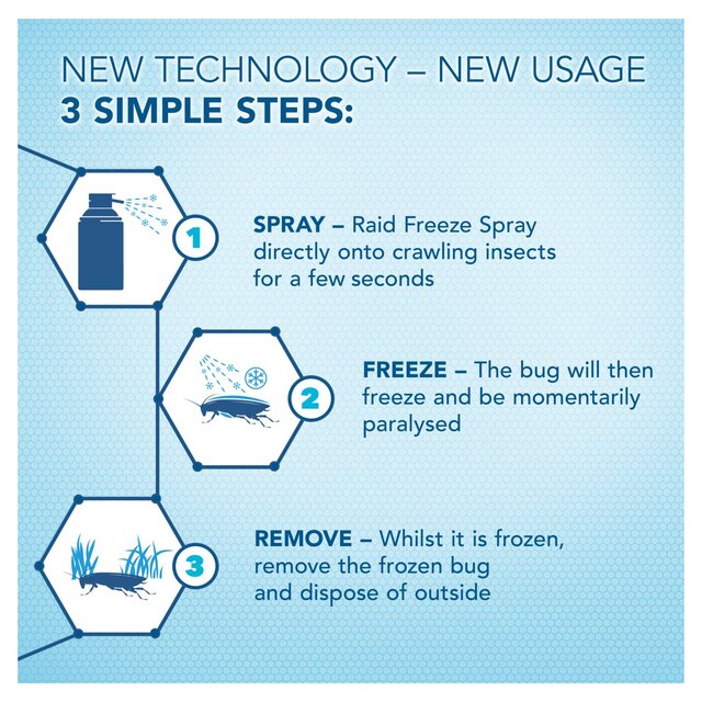 Raid Freeze Crawling Insects Spray thumbnail 4