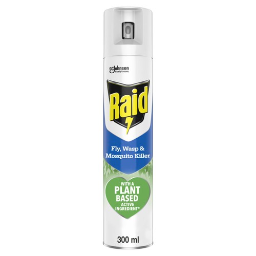 Raid Plant Based Fly, Wasp & Mosquito Killer Aerosol Spray thumbnail 2