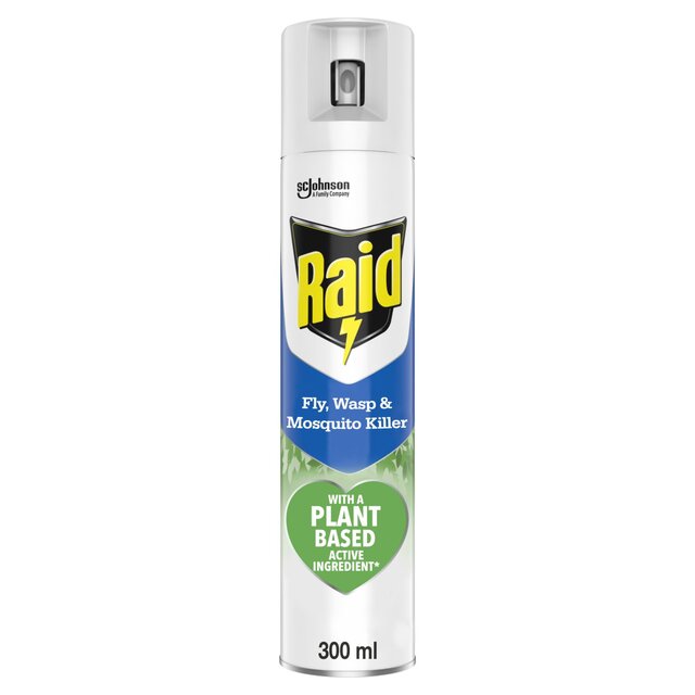 Raid Plant Based Fly, Wasp & Mosquito Killer Aerosol Spray thumbnail 2