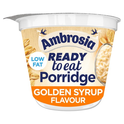 Ambrosia Ready to Eat Porridge Oat Cereal Pot Golden Syrup thumbnail 2