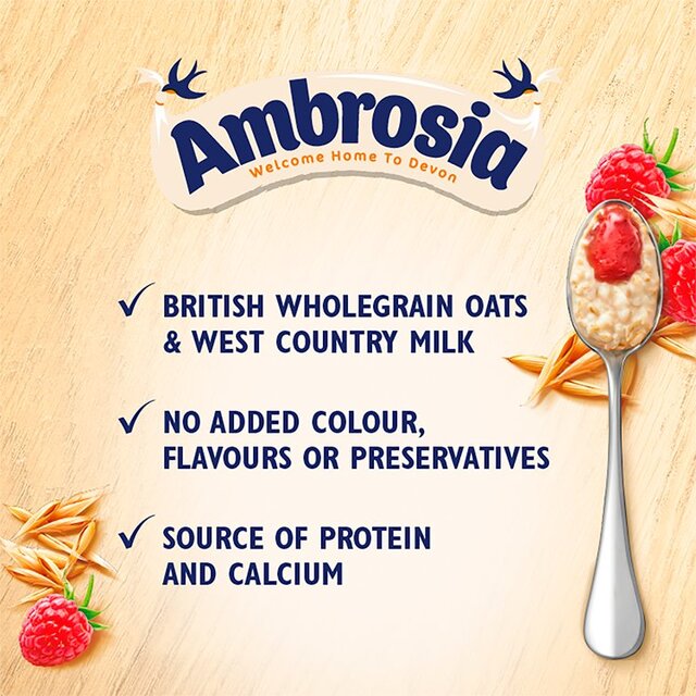Ambrosia Ready To Eat Porridge with Raspberry Layer thumbnail 6