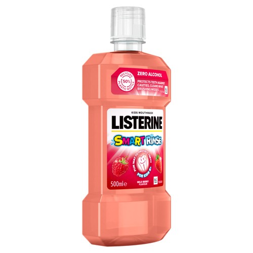 Listerine Smart Rinse Mild Berry Kids Mouthwash thumbnail 7