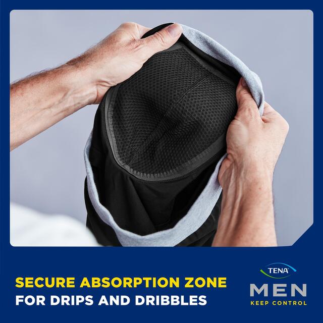 Tena Men Washable Incontinence Boxer Black Size Large thumbnail 3