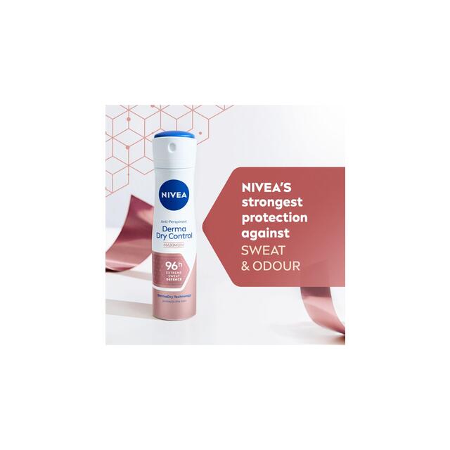 NIVEA Derma Control Maximum Protection Anti-Perspirant Deodorant Spray thumbnail 4
