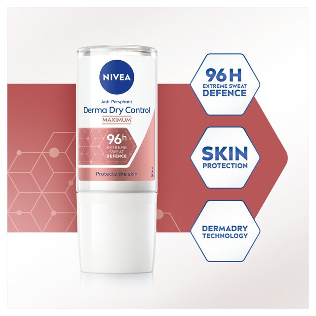 NIVEA Derma Control Maximum Protection Anti-Perspirant Deodorant Roll-on thumbnail 2