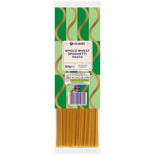 Ocado Whole Wheat Spaghetti Pasta thumbnail 2