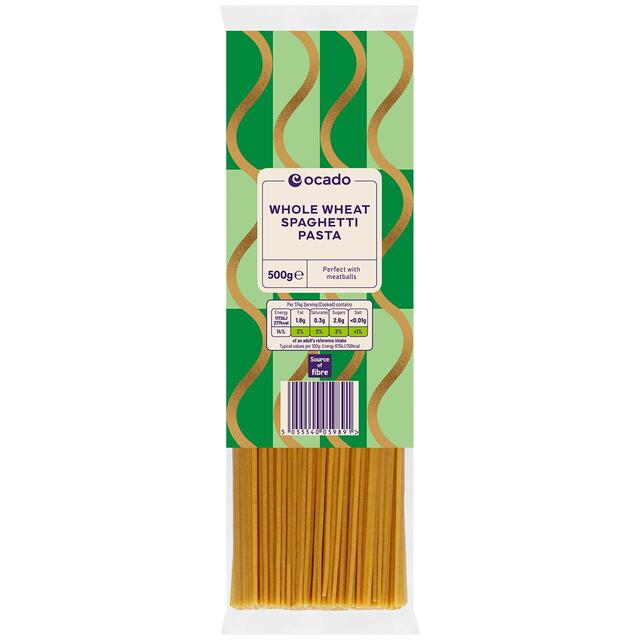 Ocado Whole Wheat Spaghetti Pasta thumbnail 2