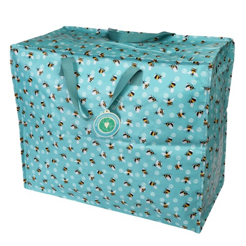 Blue Bumble Bee Jumbo Storage Bag
