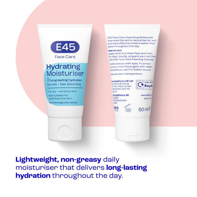 E45 Face Moisturiser Cream for Dry and Sensitive Skin thumbnail 2