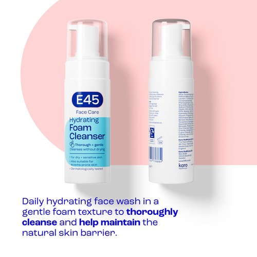 E45 Foaming Face Cleanser for Dry and Sensitive Skin thumbnail 7