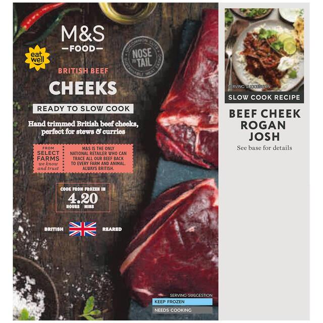 M&S British Beef Cheek Frozen thumbnail 2