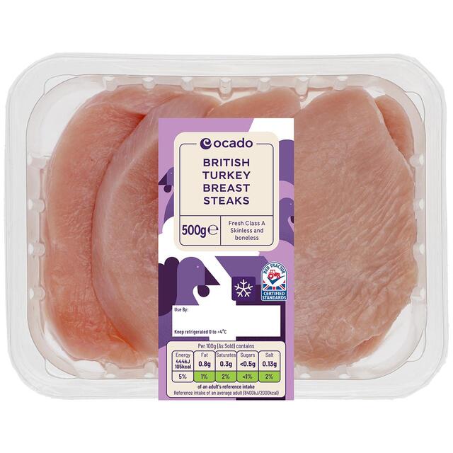 Ocado British Turkey Breast Steaks thumbnail 2