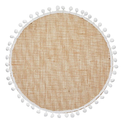 Natural Elements Set of 4 Hessian Placemats, Gift tied and tagged thumbnail 2
