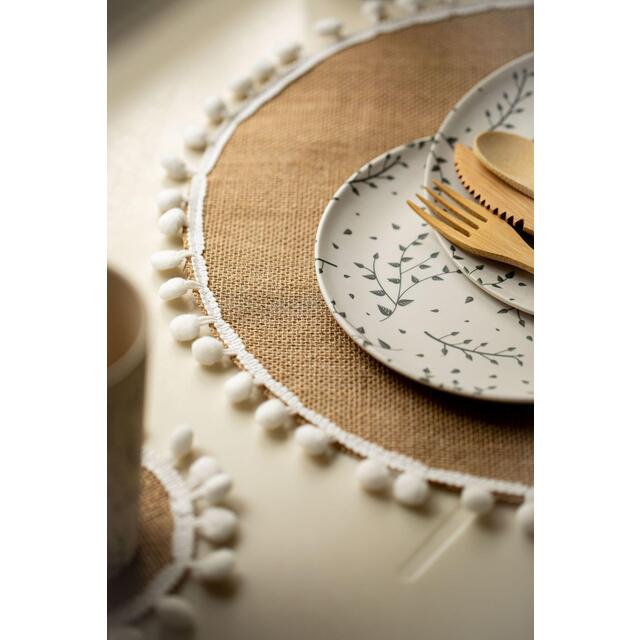 Natural Elements Set of 4 Hessian Placemats, Gift tied and tagged thumbnail 6
