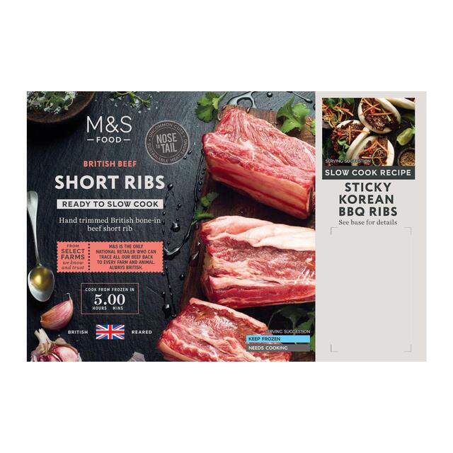 M&S British Beef Short Rib Frozen thumbnail 2