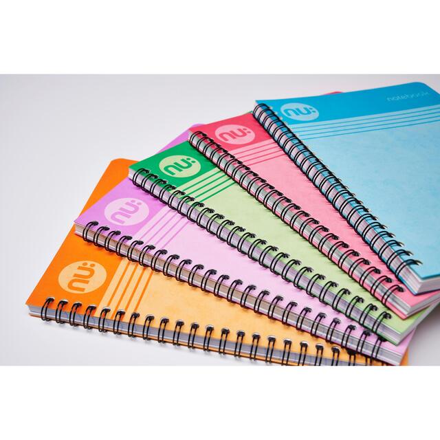 Nu Cloud Pastel A5 Orange Wiro Notebook - 110 pgs thumbnail 3