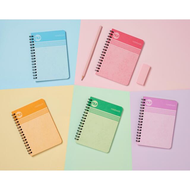 Nu Cloud Pastel A4 Blue Wiro Notebook - 110 pgs thumbnail 3