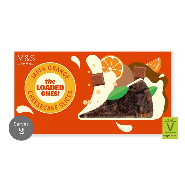 M&S 2 Loaded Jaffa Cheesecake Wedges