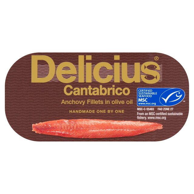 Delicius MSC Cantabrian Anchovy Fillets in Olive Oil thumbnail 3