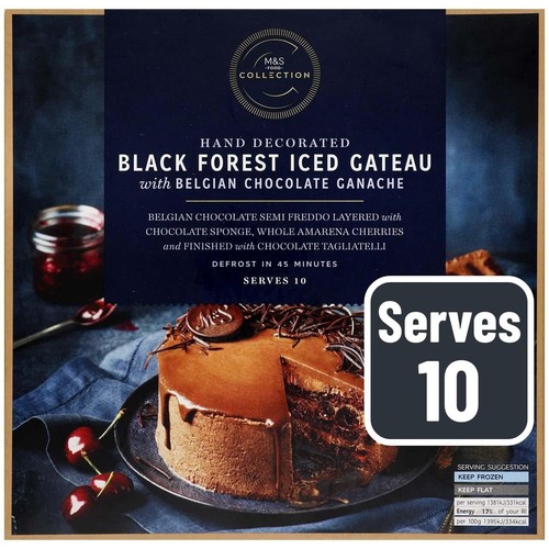 M&S Collection Black Forest Iced Gateau