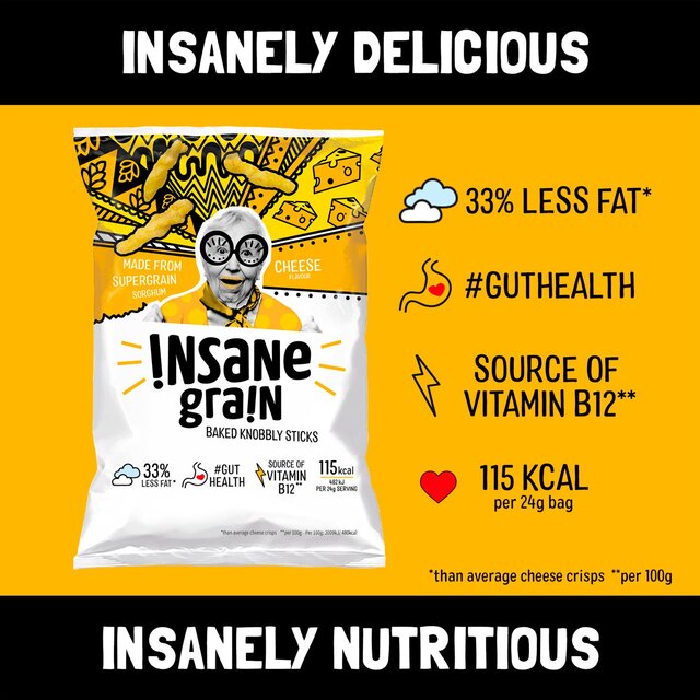 Insane Grain Cheese - Baked Knobbly Sticks thumbnail 2