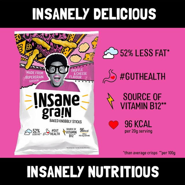 Insane Grain Truffle & Cheese - Baked Knobbly Sticks thumbnail 2