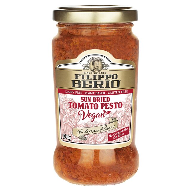 Filippo Berio Vegan Sun Dried Tomato Pesto thumbnail 2