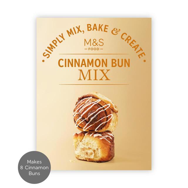 M&S Simply Bake Cinnamon Bun Kit