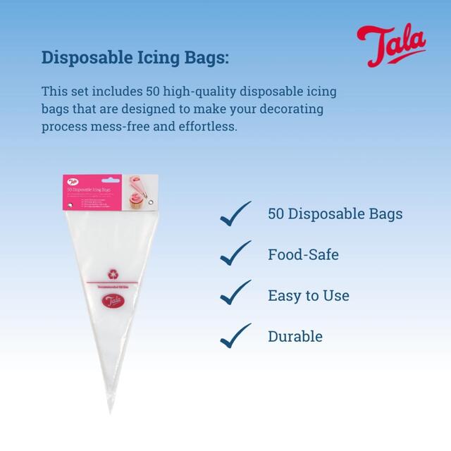 Tala Bag of 50 Disposable Recyclable Icing Bags thumbnail 4